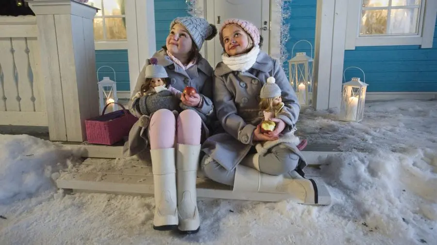 Onneli und Anneli im Winter